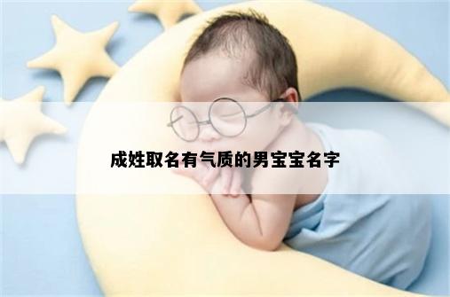 成姓取名有气质的男宝宝名字